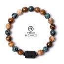 Zodiac Blessing Bracelet - Natural Stone 12 Constellation Beads for Couples, Friends, Birthday Gifts (Copy) - Virgo