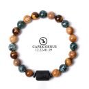 Zodiac Blessing Bracelet - Natural Stone 12 Constellation Beads for Couples, Friends, Birthday Gifts (Copy) - Capricornus