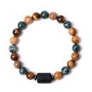 Twelve constellations natural stone bead bracelet